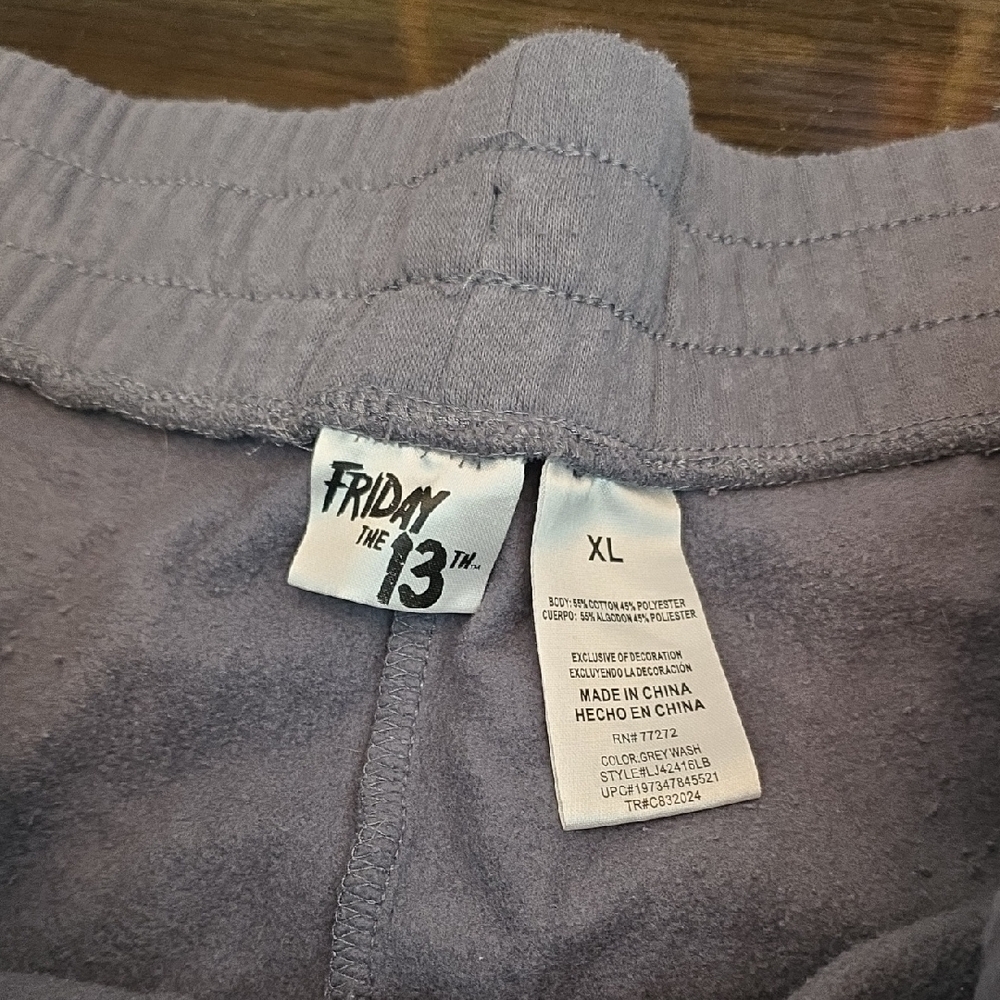 Gray and Pink Graphic Joggers - Picture 2 of 4
